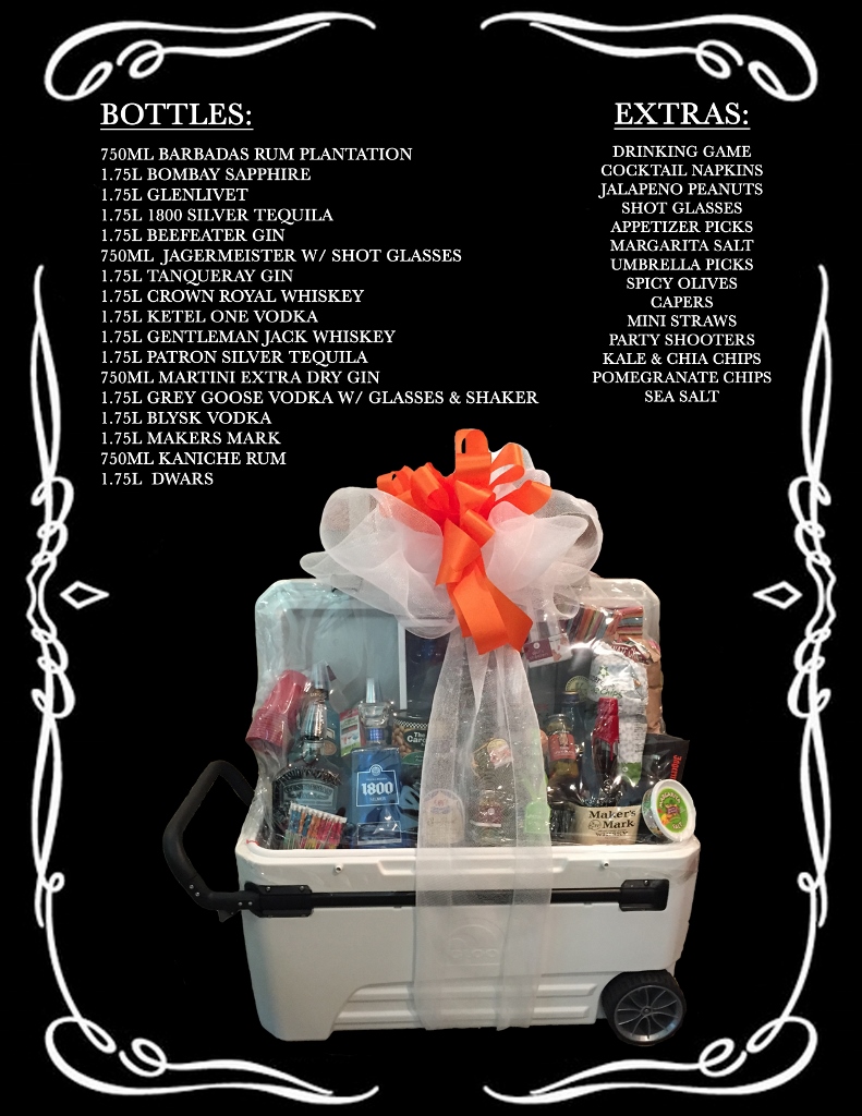 Liquor Basket Raffle Blog Journal for World Golf Village WGV